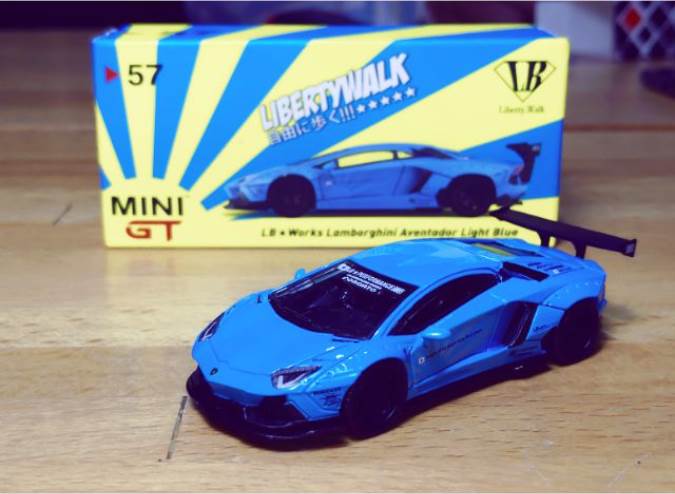 Fred S Garage 總代理mini Gt 164 模型車 57 Lamborghini Lp700 4 Lb Works 藍色款 品牌專館 Mini Gt