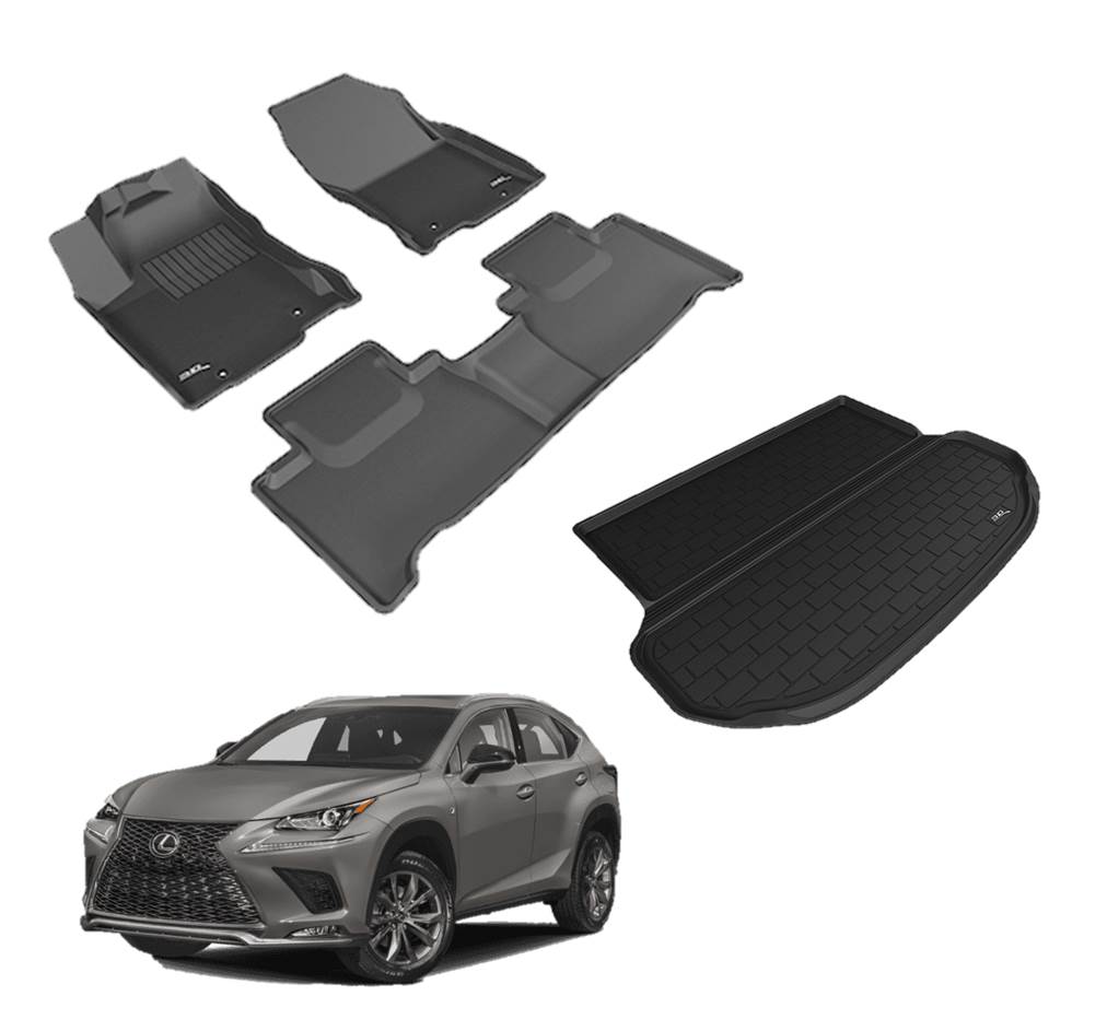 3d 卡固lexus Nx Az10 15 立體踏墊腳踏墊後廂墊黑色 品牌專館 3d 卡固